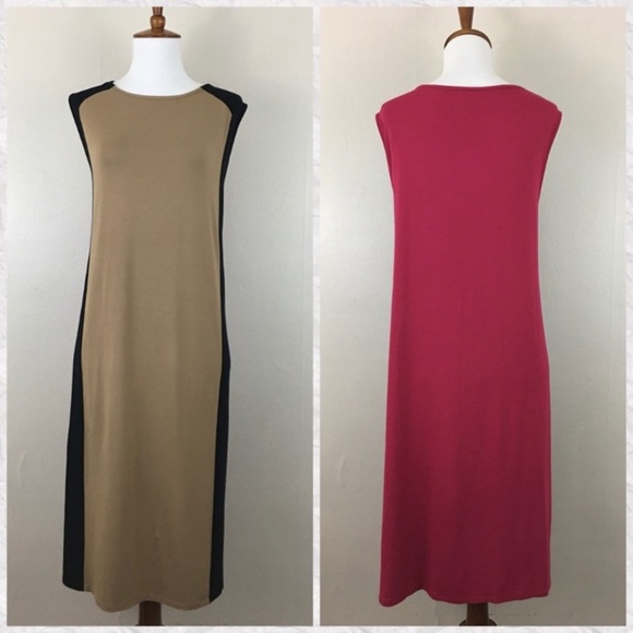 J.Jill wearever color block shift dress xs petite - Picture 1 of 6